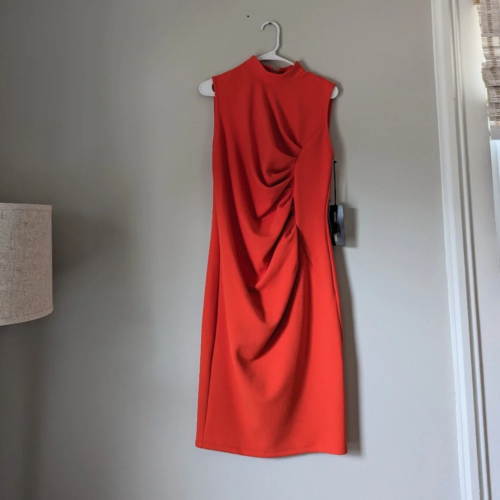 NWT Gabrielle Union X NY& Company Draped Midi Dress Size Large - Picture 1 of 4